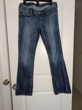 Express Women's Dark Blue Boot Cut Jeans